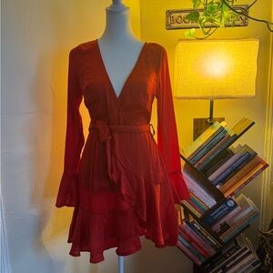 Red dress -perfect for Valentines Day!